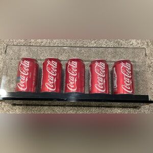 2008 BEIJING OLYMPICS Games COKE Collector Series Coca-Cola (5) Can Display
